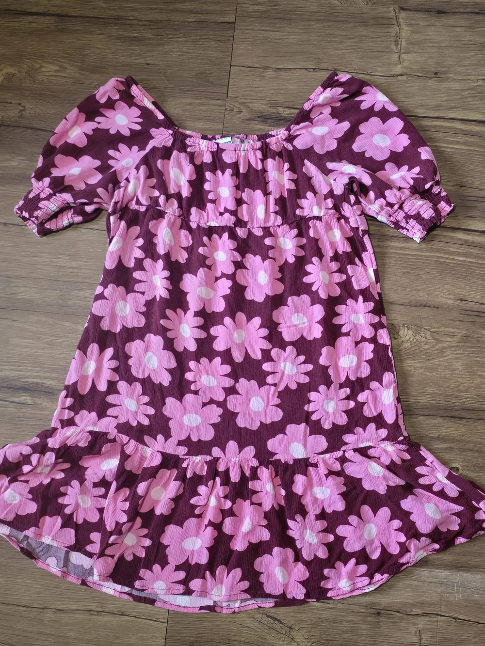 Girls' Pink Floral Dress - Back To School Dress, Kid's Closet Basics